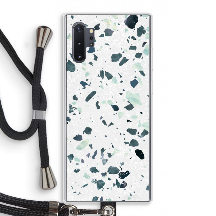 Terrazzo N°2: Samsung Galaxy Note 10 Plus Transparant Hoesje met koord