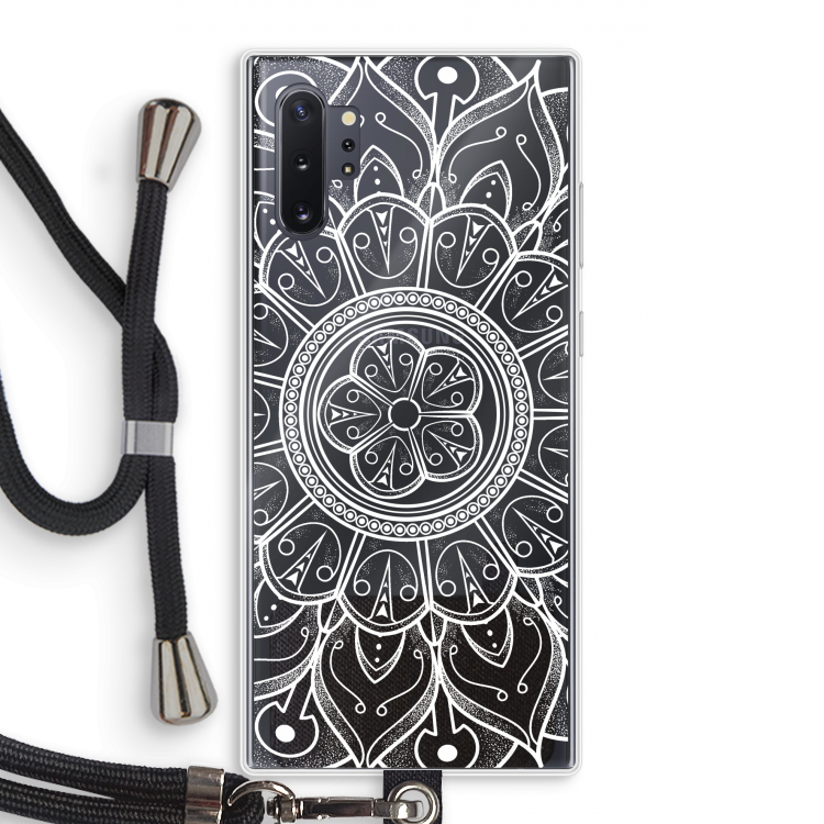 Roses Are Red: Samsung Galaxy Note 10 Plus Transparant Hoesje met koord