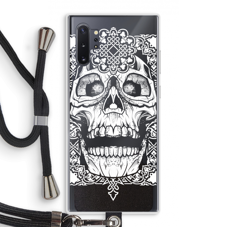 Seek & Destroy: Samsung Galaxy Note 10 Plus Transparant Hoesje met koord