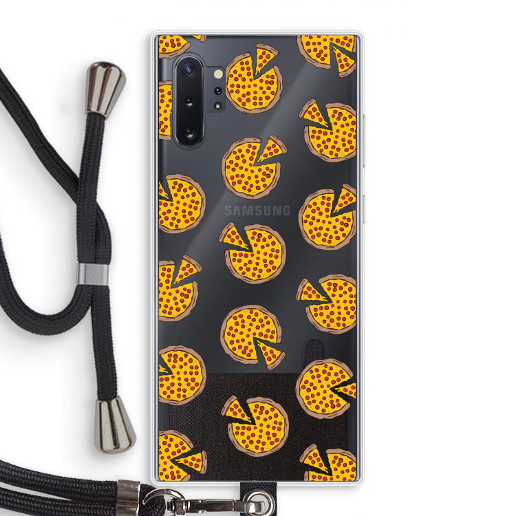 You Had Me At Pizza: Samsung Galaxy Note 10 Plus Transparant Hoesje met koord