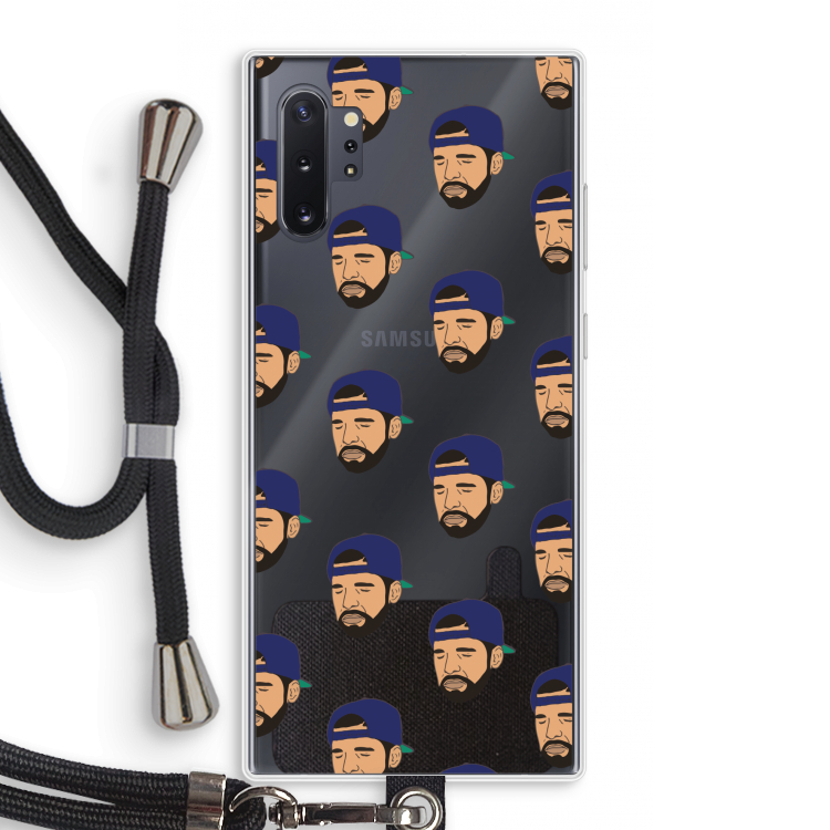 Drake Away: Samsung Galaxy Note 10 Plus Transparant Hoesje met koord