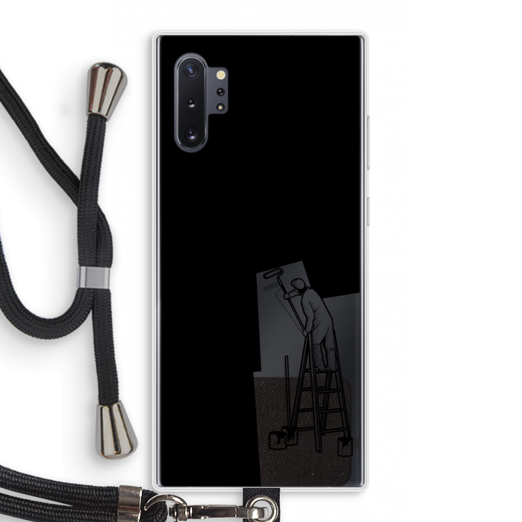 Musketon Painter: Samsung Galaxy Note 10 Plus Transparant Hoesje met koord