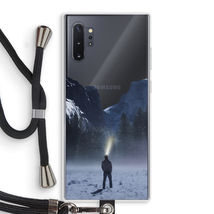 Wanderlust: Samsung Galaxy Note 10 Plus Transparant Hoesje met koord