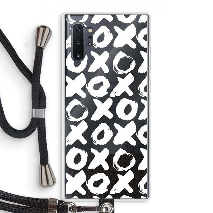 XOXO: Samsung Galaxy Note 10 Plus Transparant Hoesje met koord