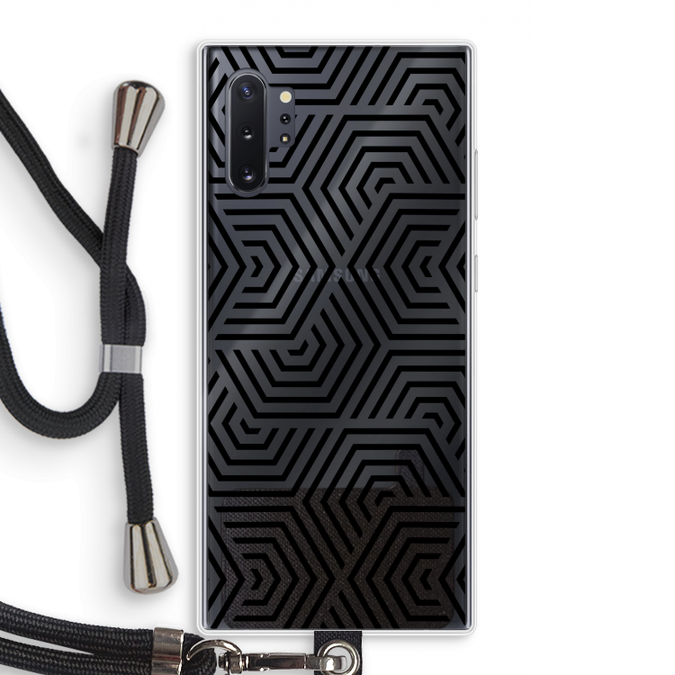 Magic pattern: Samsung Galaxy Note 10 Plus Transparant Hoesje met koord