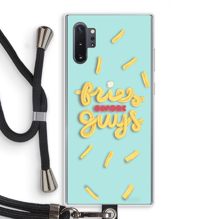 Always fries: Samsung Galaxy Note 10 Plus Transparant Hoesje met koord