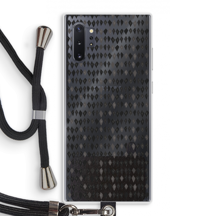 Crazy shapes: Samsung Galaxy Note 10 Plus Transparant Hoesje met koord