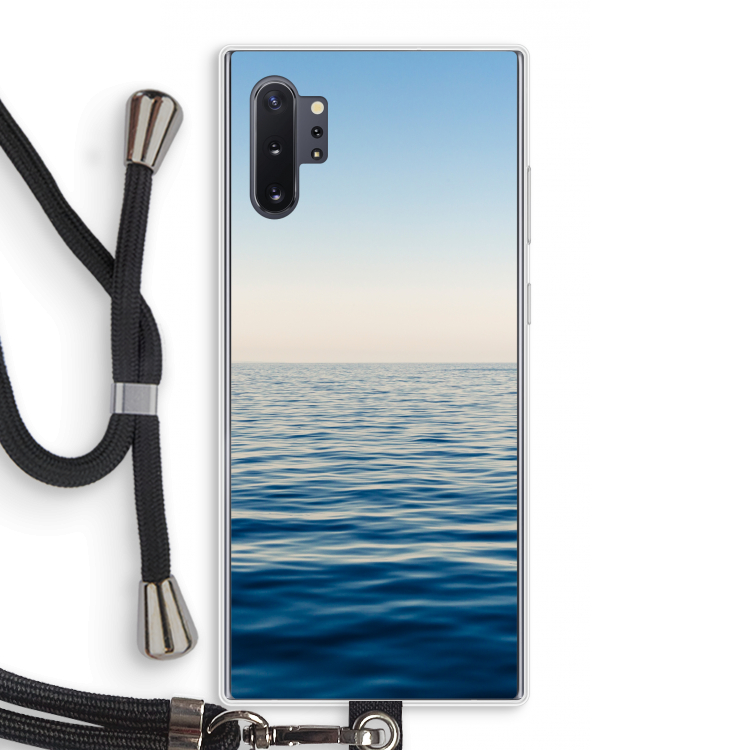 Water horizon: Samsung Galaxy Note 10 Plus Transparant Hoesje met koord