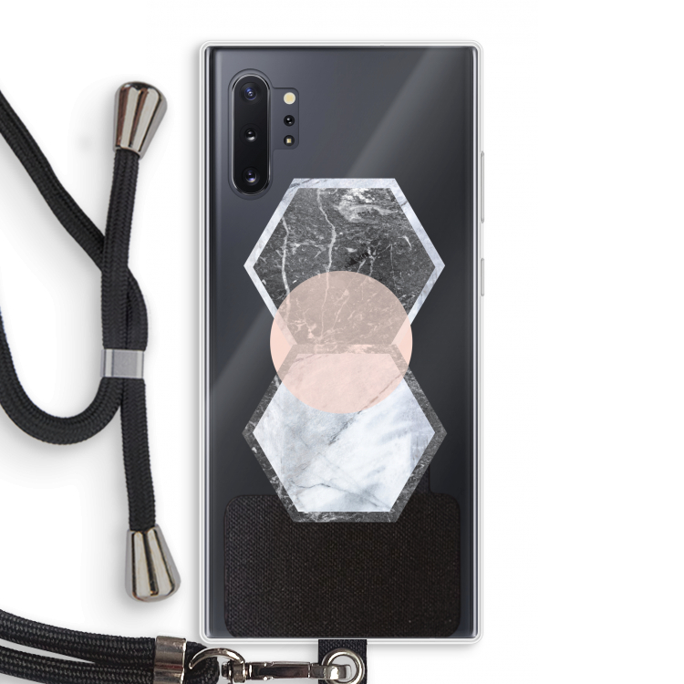 Creatieve toets: Samsung Galaxy Note 10 Plus Transparant Hoesje met koord