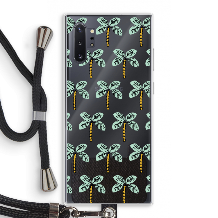 Paradise: Samsung Galaxy Note 10 Plus Transparant Hoesje met koord