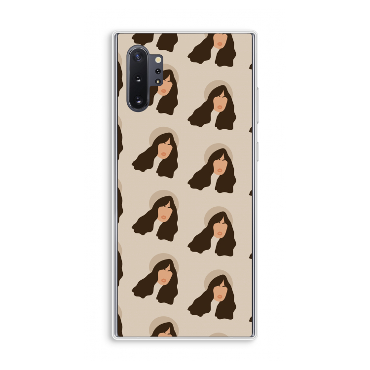 Bonjour mon amour: Samsung Galaxy Note 10 Plus Transparant Hoesje