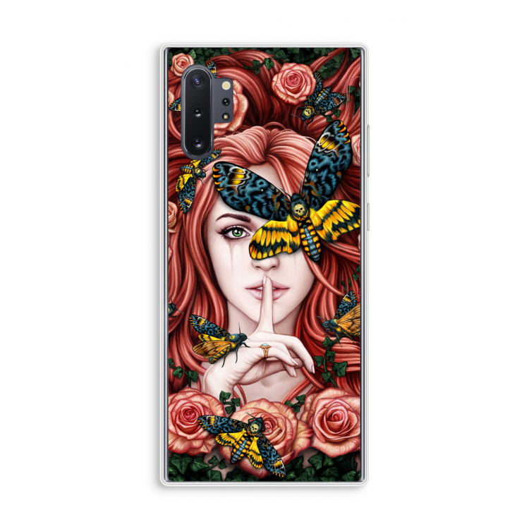 Lady Moth: Samsung Galaxy Note 10 Plus Transparant Hoesje
