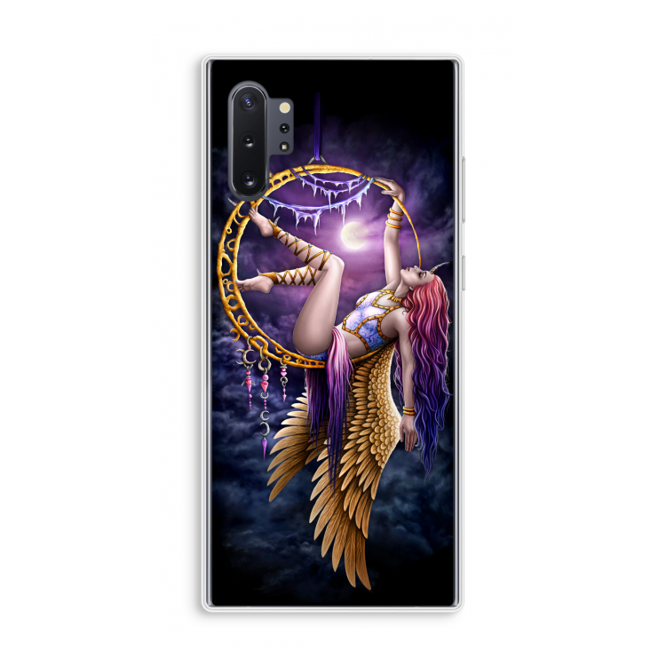 Aerial Angel: Samsung Galaxy Note 10 Plus Transparant Hoesje