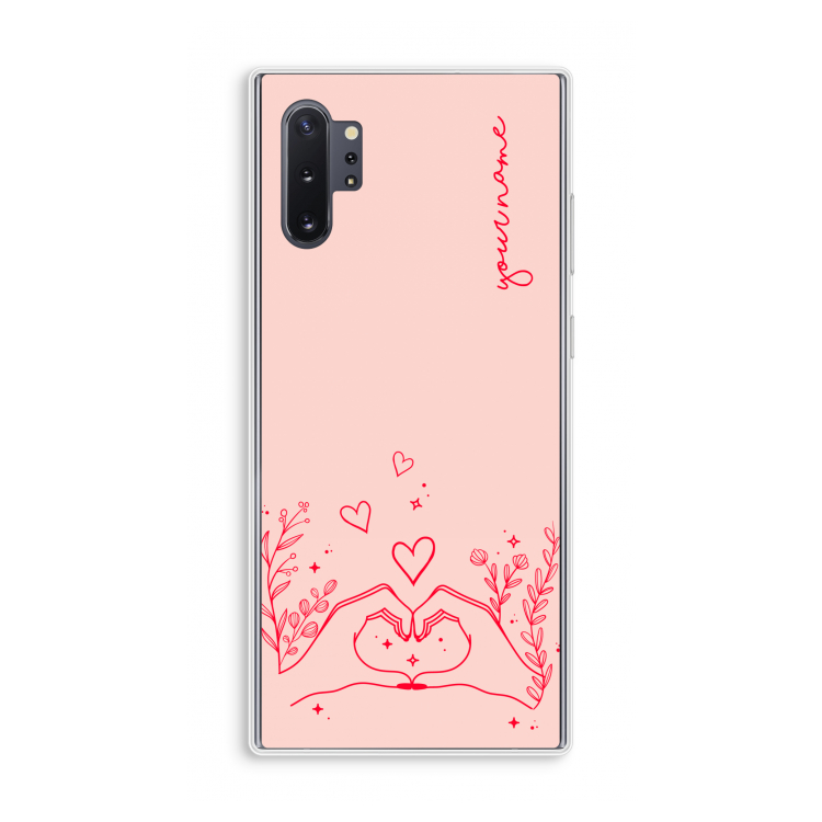 Love is in the air: Samsung Galaxy Note 10 Plus Transparant Hoesje