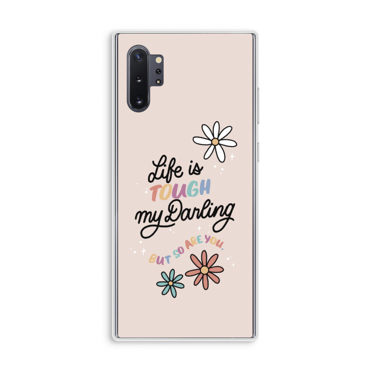 Tough Life: Samsung Galaxy Note 10 Plus Transparant Hoesje