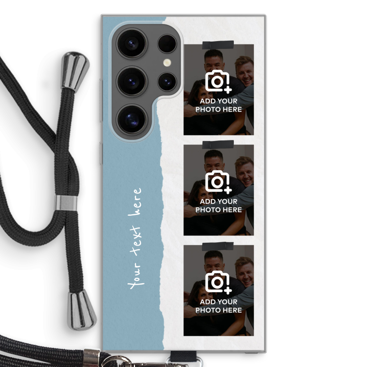 CaseCompany Transparentwithrope_filmrol3_samsungs