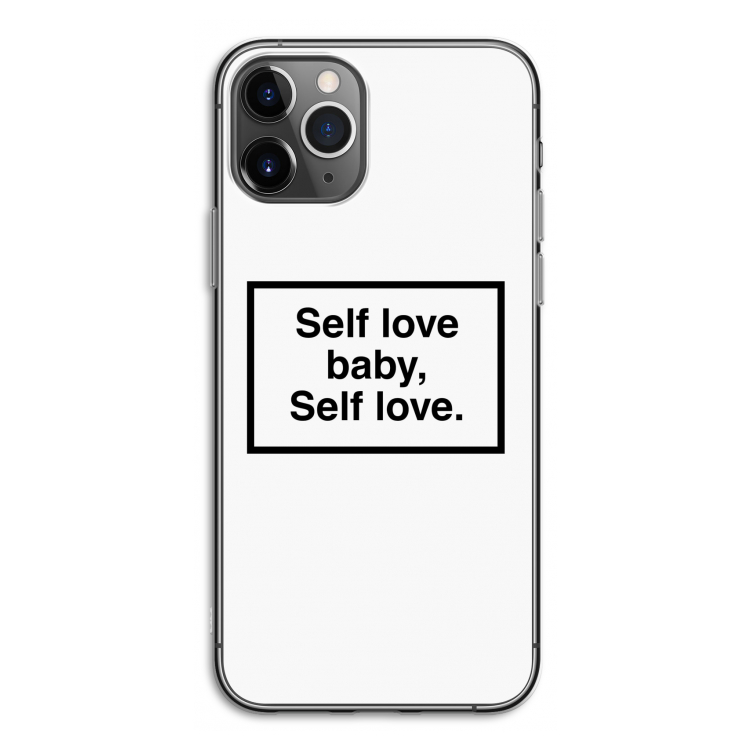 Self love: iPhone 11 Pro Transparant Hoesje
