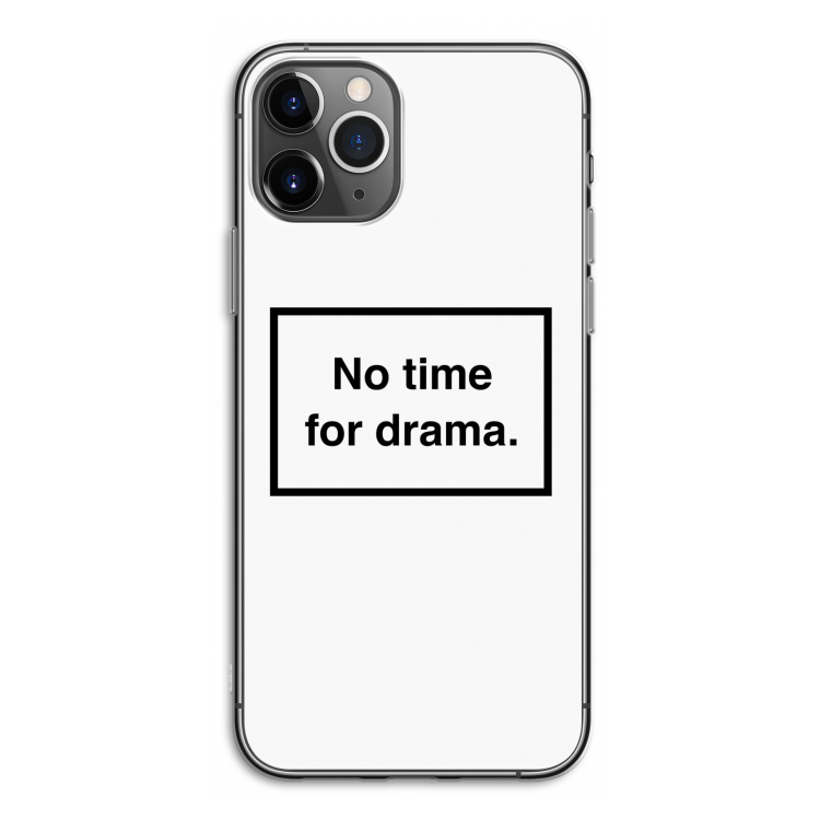 No drama: iPhone 11 Pro Transparant Hoesje