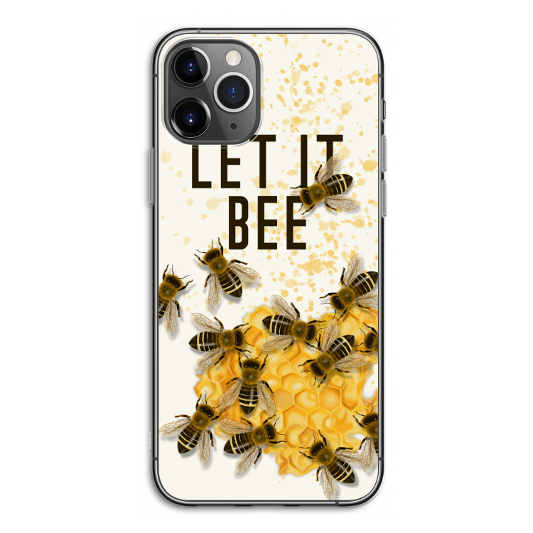 Let it bee: iPhone 11 Pro Transparant Hoesje