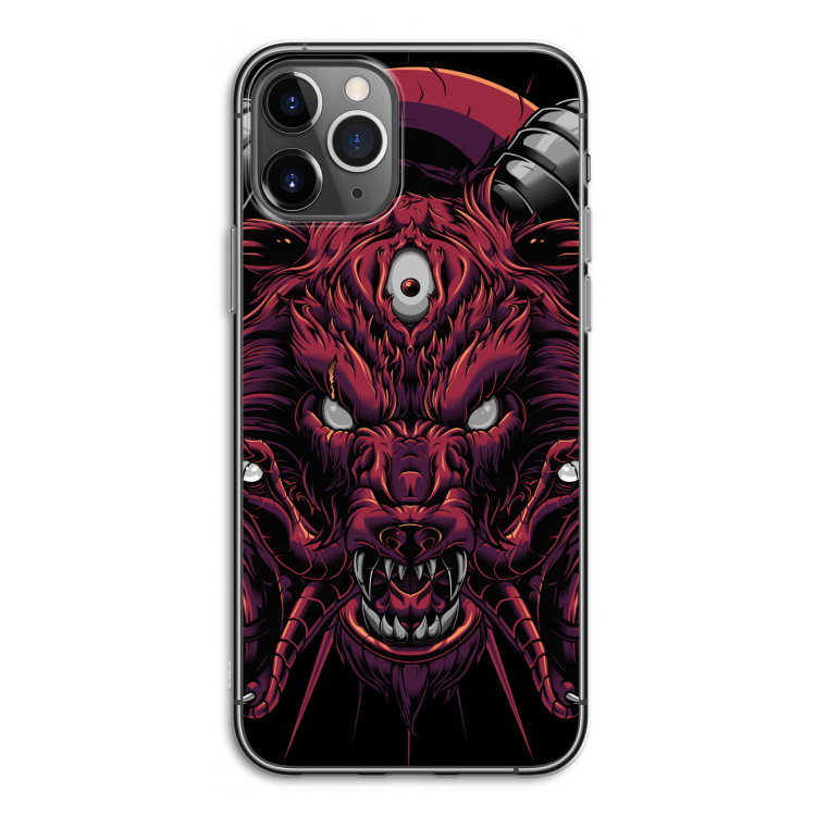 Hell Hound and Serpents: iPhone 11 Pro Transparant Hoesje