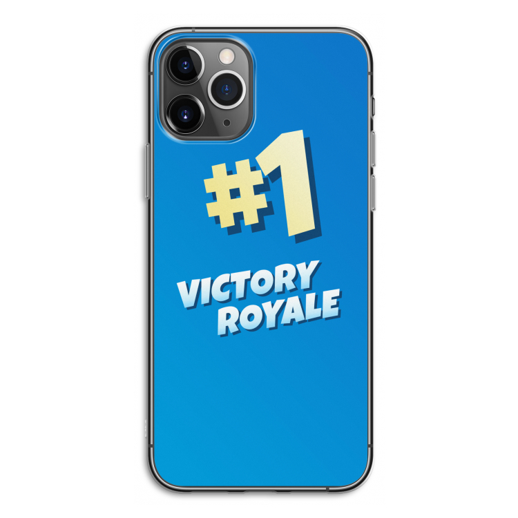 Victory Royale: iPhone 11 Pro Transparant Hoesje