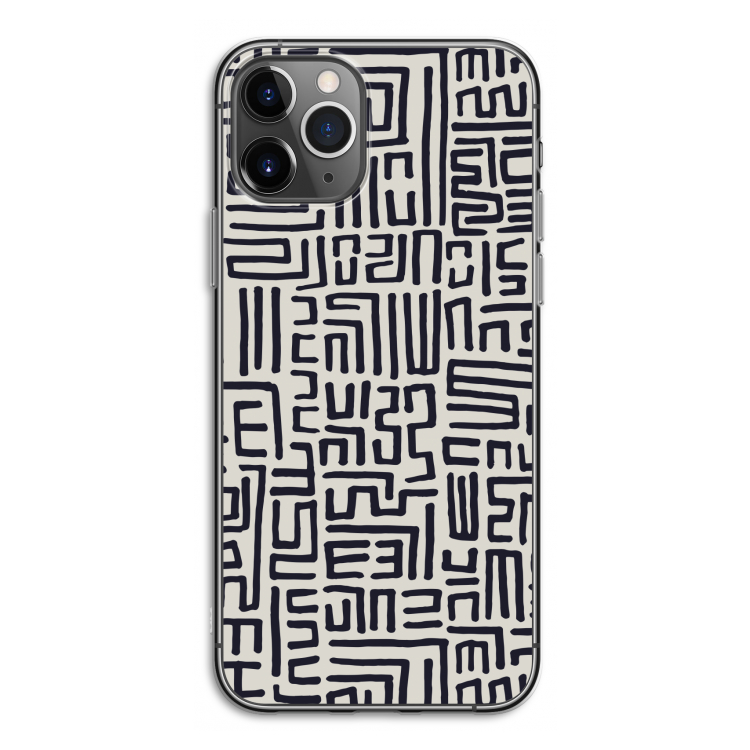 Moroccan Print: iPhone 11 Pro Transparant Hoesje