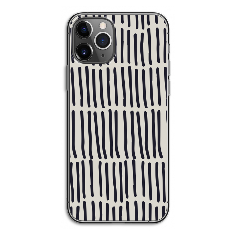 Moroccan stripes: iPhone 11 Pro Transparant Hoesje