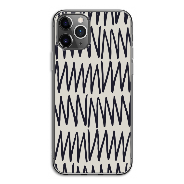 Marrakech Zigzag: iPhone 11 Pro Transparant Hoesje
