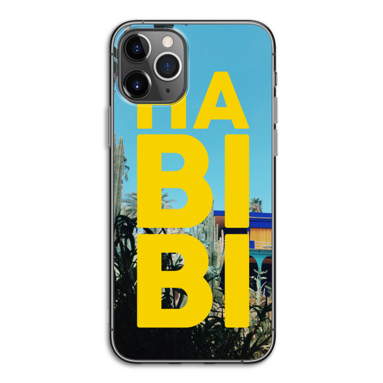 Habibi Majorelle : iPhone 11 Pro Transparant Hoesje