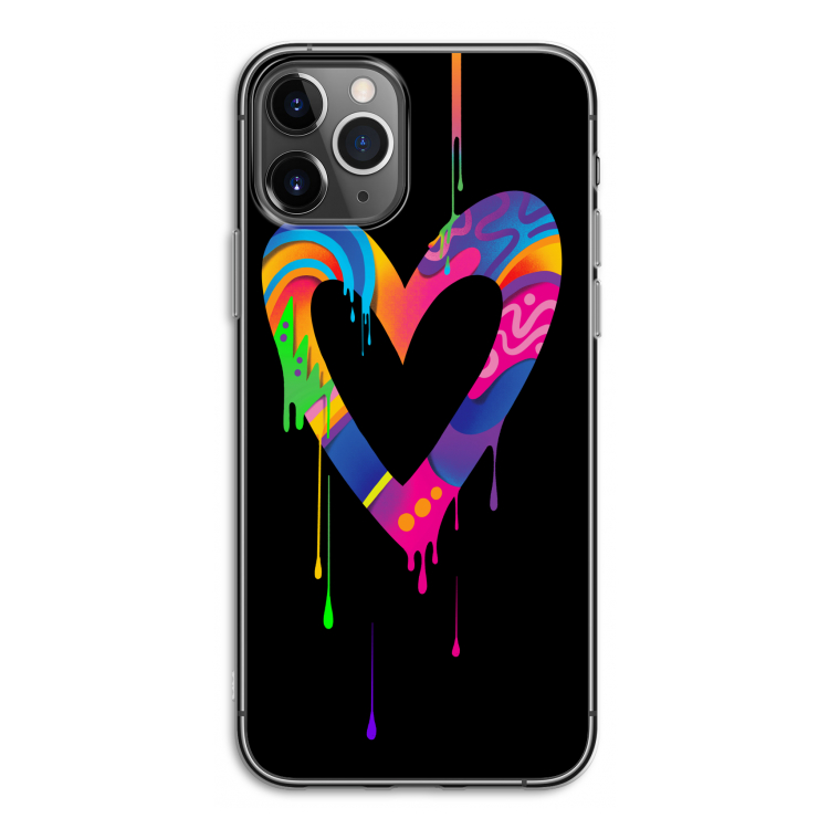 Melts My Heart: iPhone 11 Pro Transparant Hoesje