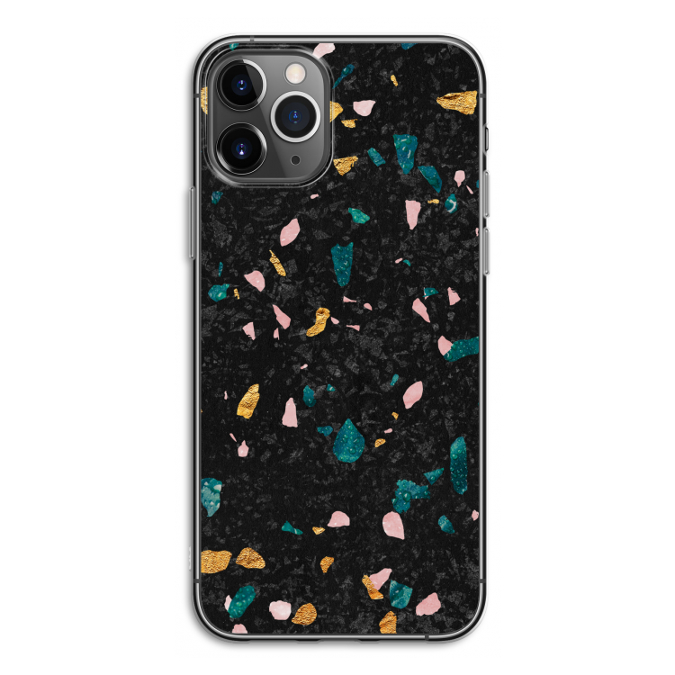 Terrazzo N°10: iPhone 11 Pro Transparant Hoesje