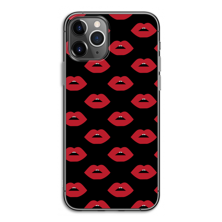 Lips: iPhone 11 Pro Transparant Hoesje
