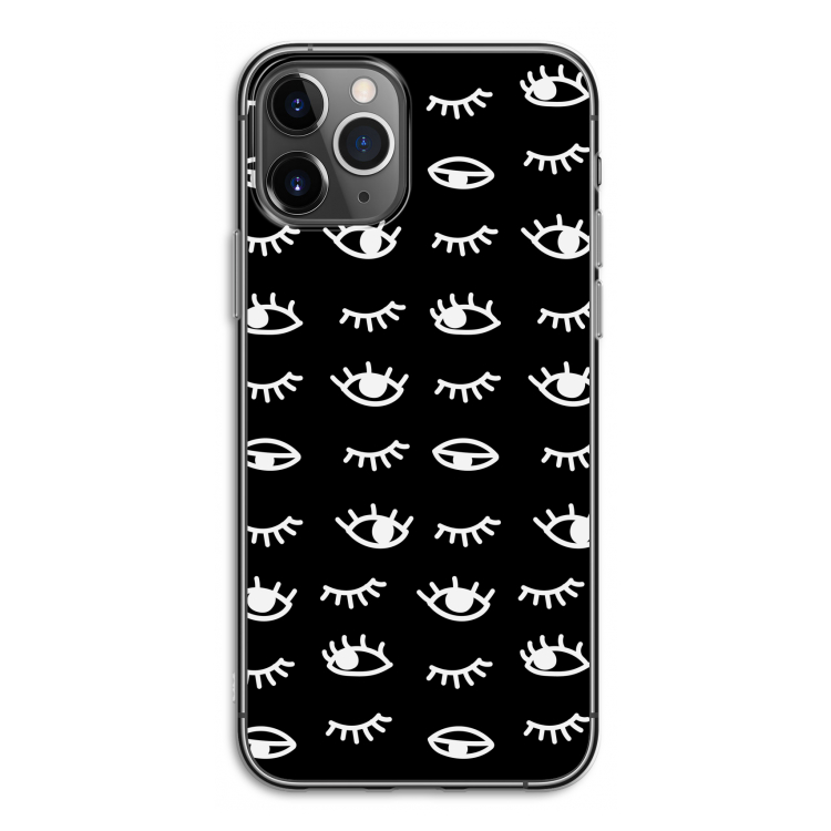 Eye pattern #3: iPhone 11 Pro Transparant Hoesje
