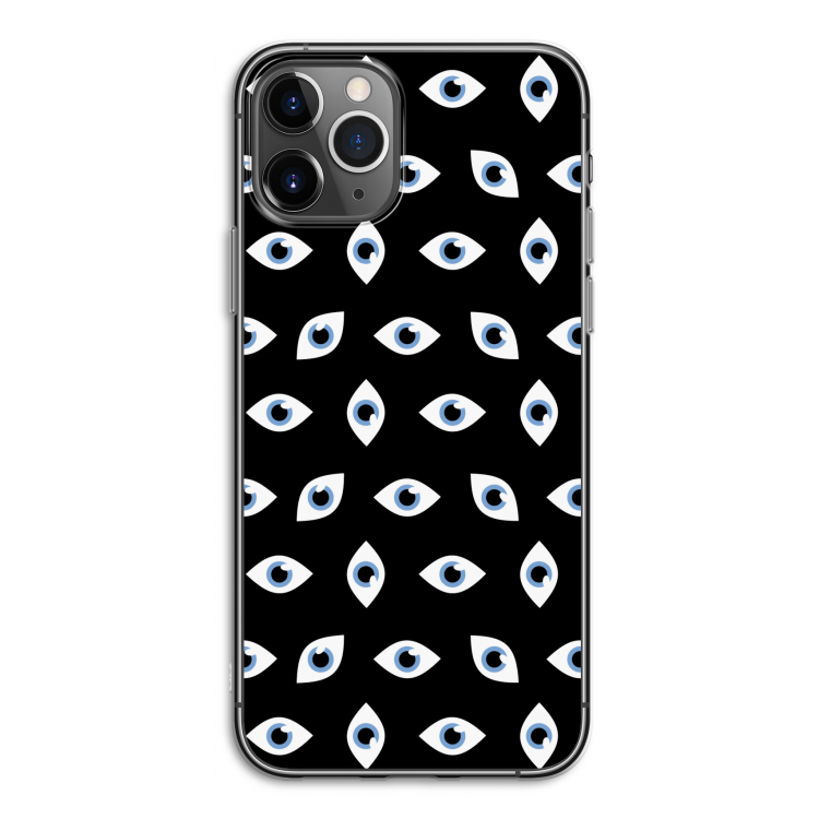 Eyes pattern: iPhone 11 Pro Transparant Hoesje