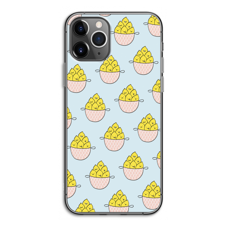 Citroenen: iPhone 11 Pro Transparant Hoesje