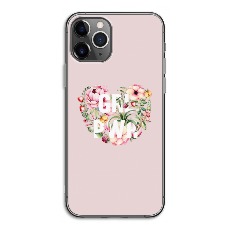 GRL PWR Flower: iPhone 11 Pro Transparant Hoesje