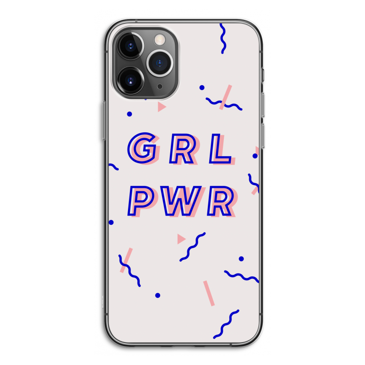 GRL PWR: iPhone 11 Pro Transparant Hoesje