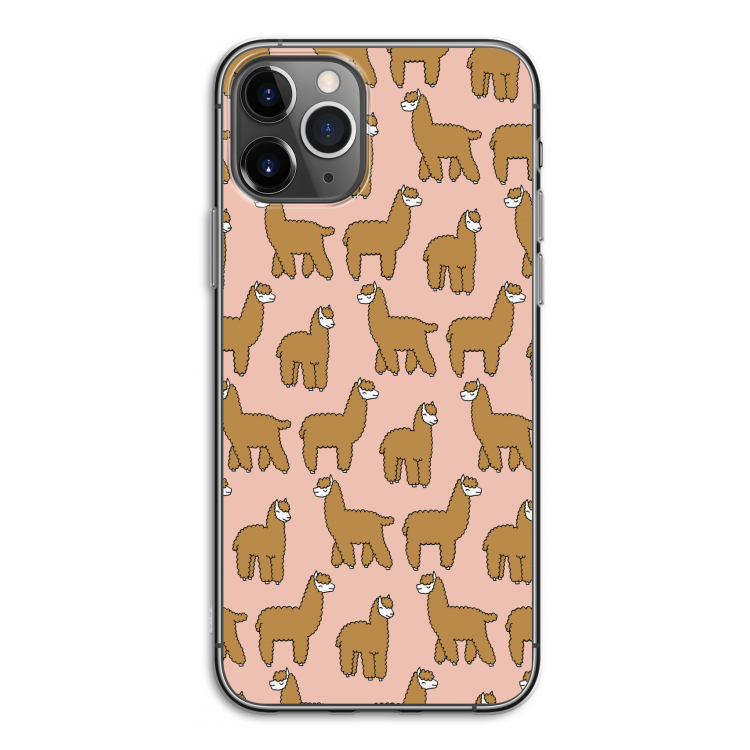 Alpacas: iPhone 11 Pro Transparant Hoesje