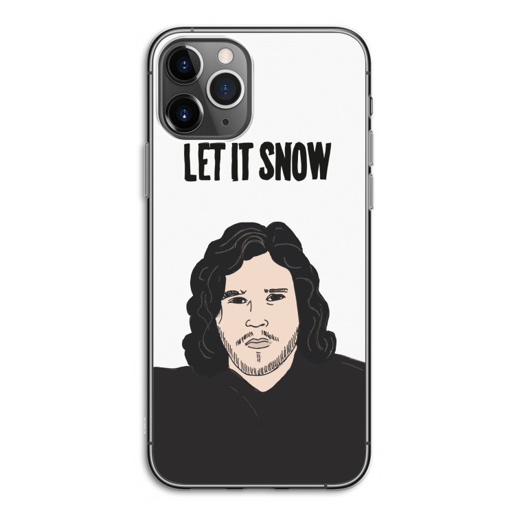 Let It Snow: iPhone 11 Pro Transparant Hoesje