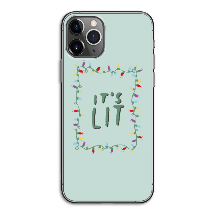 It's Lit: iPhone 11 Pro Transparant Hoesje