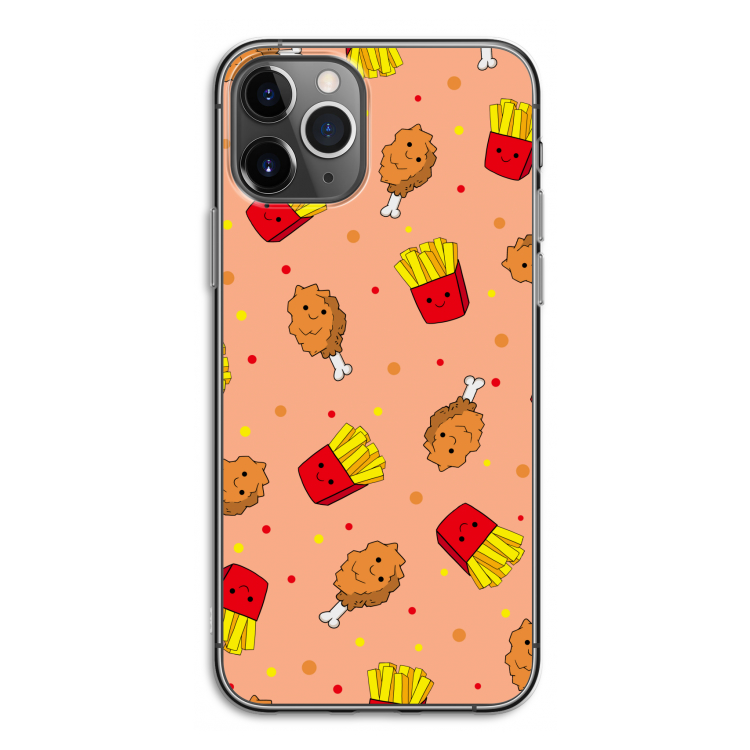 Chicken 'n Fries: iPhone 11 Pro Transparant Hoesje