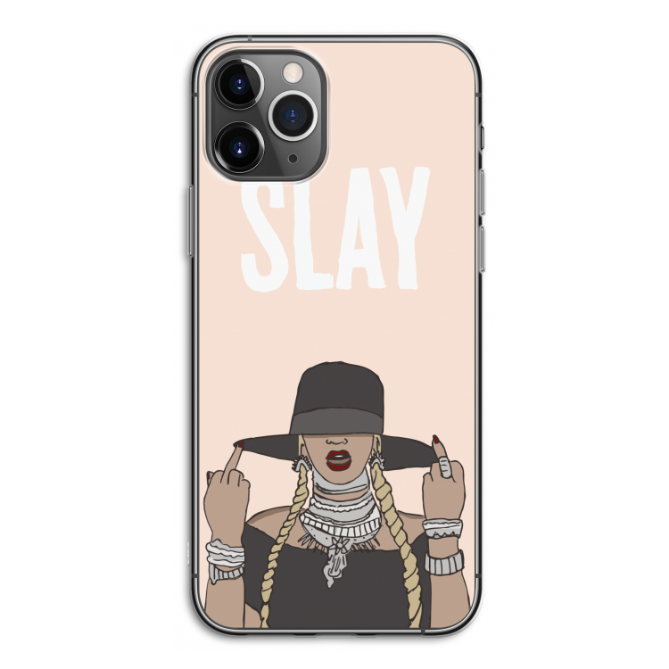 Slay All Day: iPhone 11 Pro Transparant Hoesje