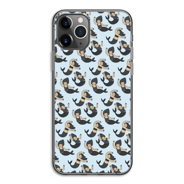 Zeemeermin: iPhone 11 Pro Transparant Hoesje