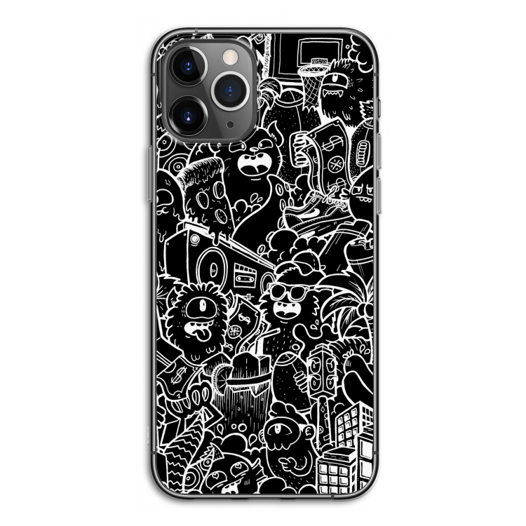 Vexx Black City : iPhone 11 Pro Transparant Hoesje