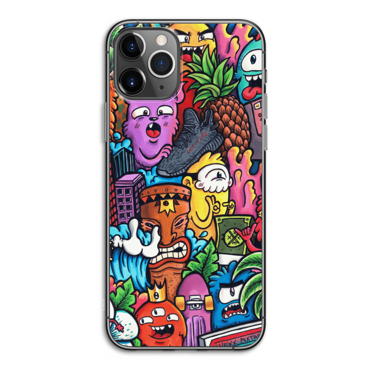 Vexx Mixtape: iPhone 11 Pro Transparant Hoesje