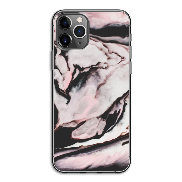 Roze stroom: iPhone 11 Pro Transparant Hoesje