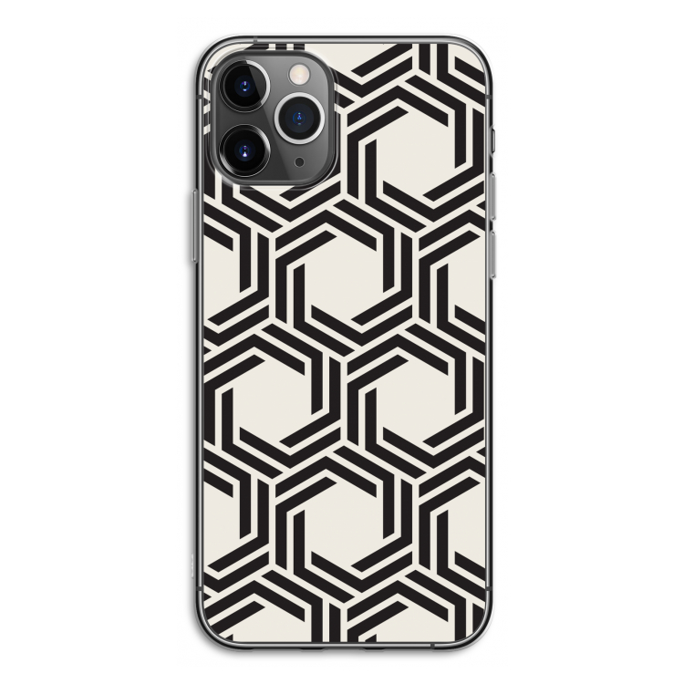 Geometrisch patroon: iPhone 11 Pro Transparant Hoesje