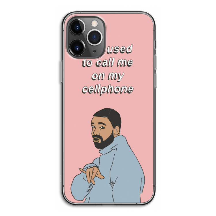 Hotline bling: iPhone 11 Pro Transparant Hoesje