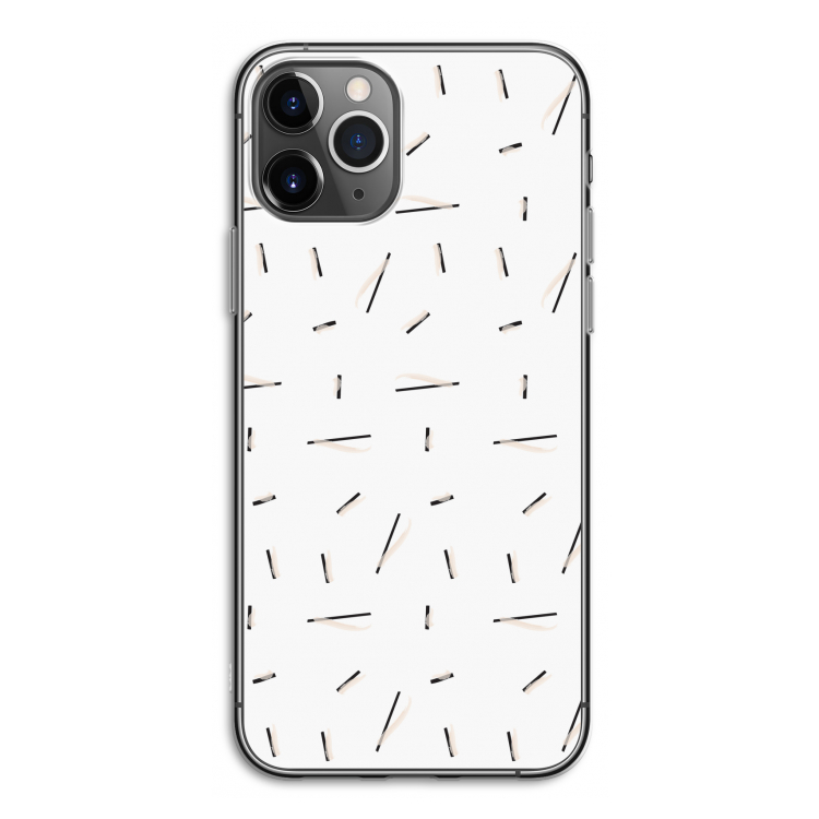 Hipster stripes: iPhone 11 Pro Transparant Hoesje