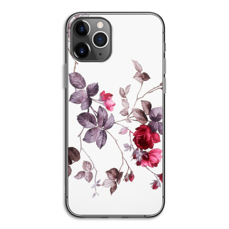 Mooie bloemen: iPhone 11 Pro Transparant Hoesje